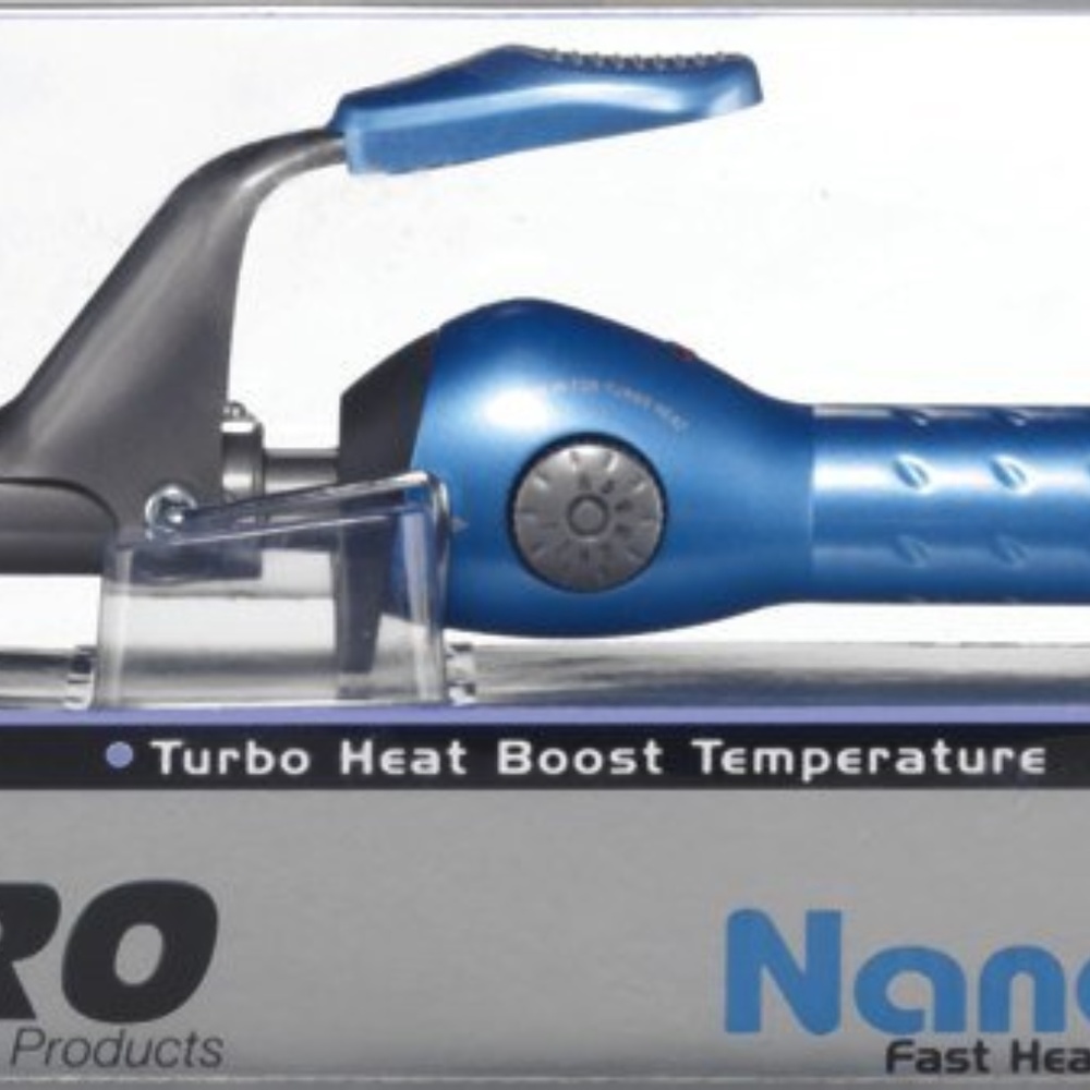Babyliss Nano Titanium Spring Curling Iron, .75"